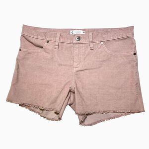 Carve Designs Women's Oahu Corduroy Raw Hem Shorts Pockets Size 8 Mauve'ish Pink